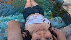 Trip එකක් ගිහින් වතුරෙම හිකුව | Sexy Big Ass Sri Lankan Model Fucks Hard in Swimming Pool