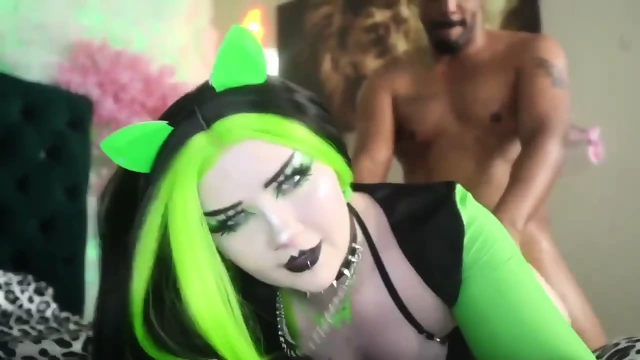Thick Goth PAWG Cosplayer Dominates BBC