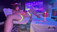 Firefighter Jadee Putting out fire with her SQUIRT