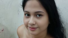 Cute beautiful girlfriend wants to fuck her boyfriend while she’s alone in her house