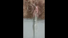 ginnagg cleans the floor with my wet pussy