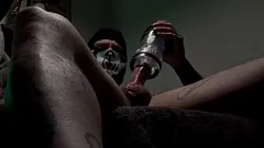 POV You're A Pervert Spying On Omen Bunny While He Masturbates