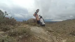 Blowjob in the mountains