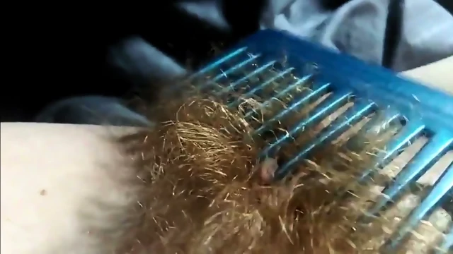 Hairy Amateur Redhead Pussy Masturbation