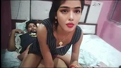 Indian cute girlfriend first time in hotel sex video