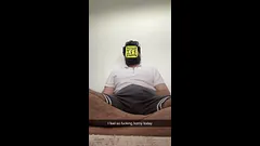 Married bi Manchester Pakistani cums  in his hand on snapchat