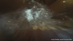 Fun in Deserted Resort - Underwater Blowjob, Bath, Shower & Bubbling Creampie