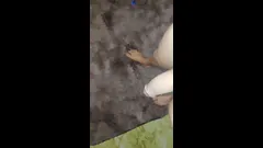 POV male masturbation at home