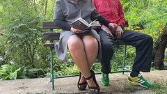 I took out my cock next to my stepmom in the park—here’s what happened next