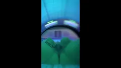 Masturbating At Tanning Salon