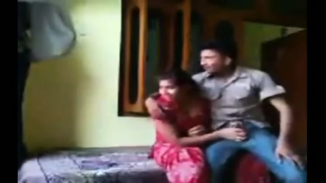 Punjabi red salwar bhabhi romance and fucked by bf