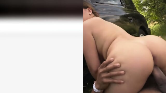 Outdoor Bonnet Sex With Cabdriver