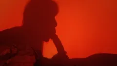 The silhouette of a delightful blowjob