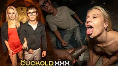 CuckoldXXX - Tall Blonde Jessie Rose Cuckolds her Boyfriend with Black Stud Freddy Gong