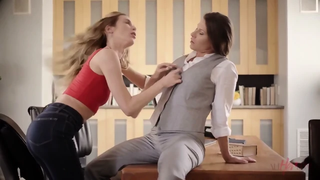 Passionate Lesbian Sex Between Two Exes